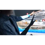 holographic projector of interactive 3D content