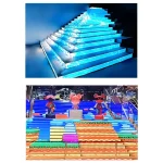 interactive led stairs