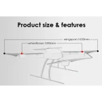 compact carbon fiber drone