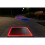 Panneau lumineux de sol