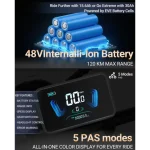 Vélo électrique avec une batterie haute performance