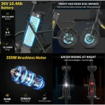 Hidoes C5 Vélo Électrique Pliant – Image 8