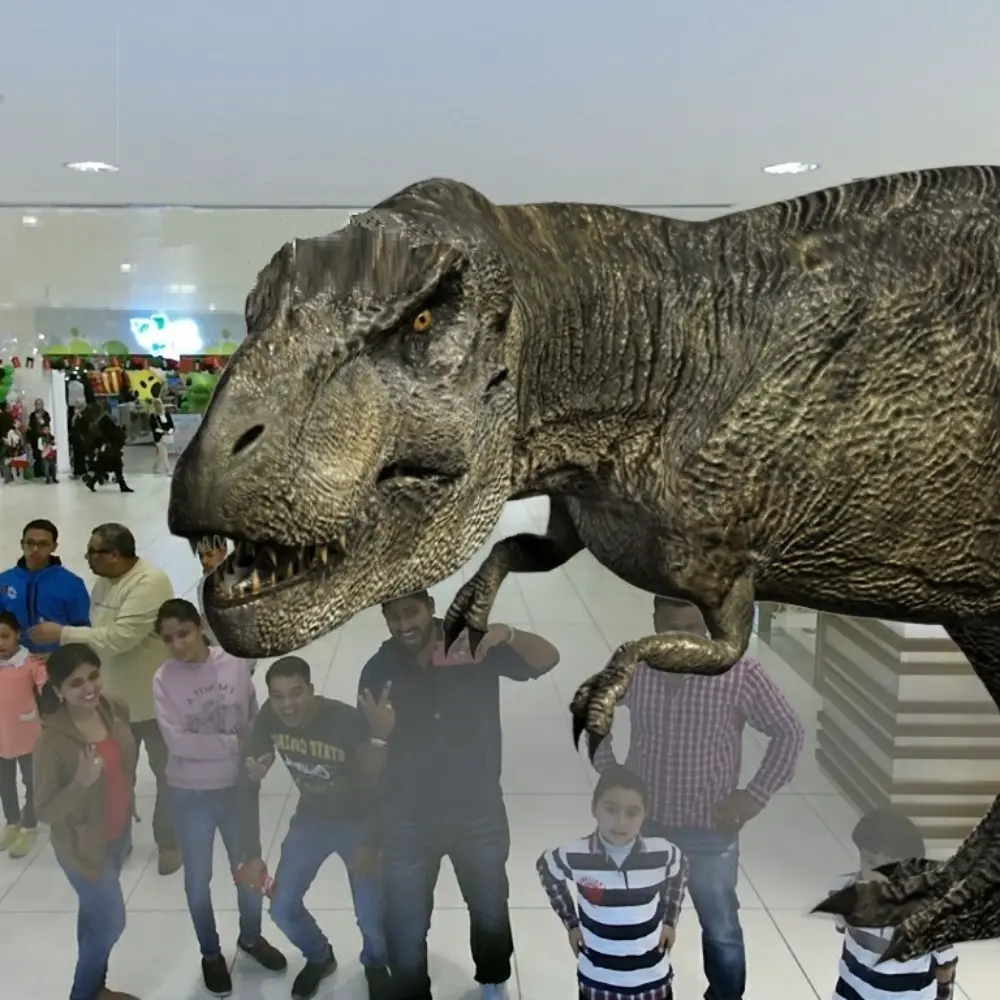 Mur de Zoo en Réalité Augmentée Animation d'animaux en 3D