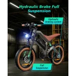 Vélo électrique à freins hydrauliques