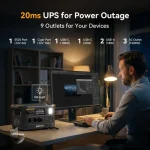 générateur électrique portable connecté à 9 appareils