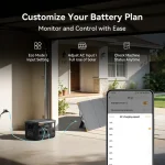 Générateur d'énergie portable connecté à une application
