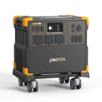 Station d'alimentation portable extensible PECRON E3800LFP 4200 W (3840 Wh) avec chariot gratuit – Image 2